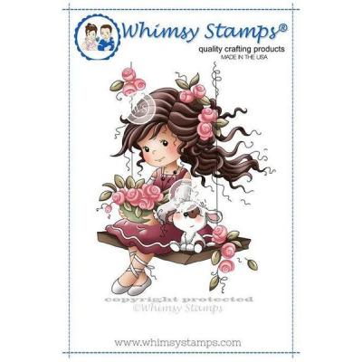 Whimsy Stamps Sylvia Zet Rubber Cling Stamp - Emily